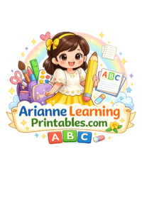 logo ariannelearningprintables